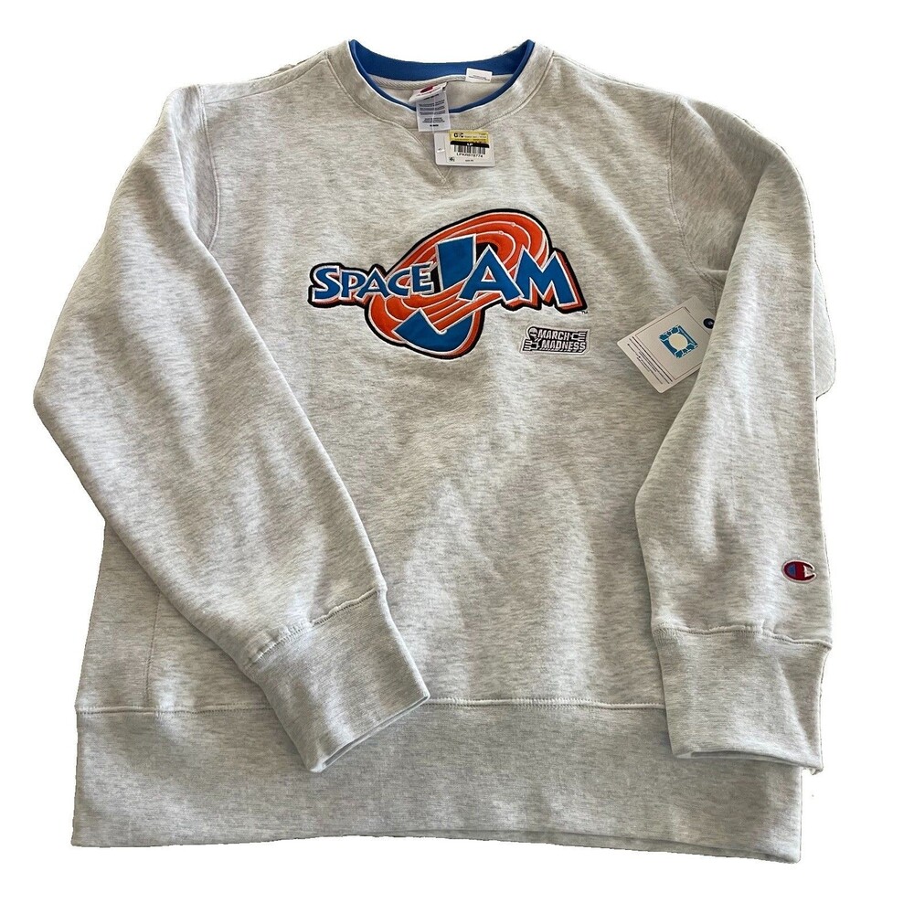 Champion Space Jam 30th Anniversary NCAA March Madness Sweatshirt Men Medium NWT